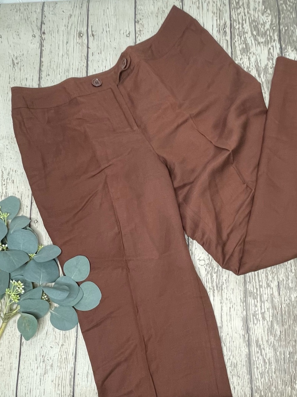 Bob Mackie Studio Linen Blend Pants